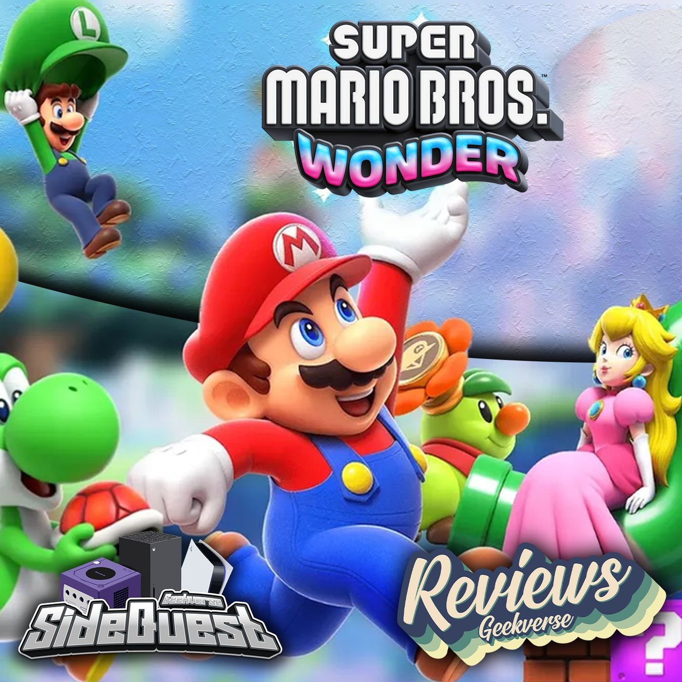 cover of episode Super Mario Bros. Wonder Review, Luigi's Mansion: Dark Moon, Barbarian game | Sidequest