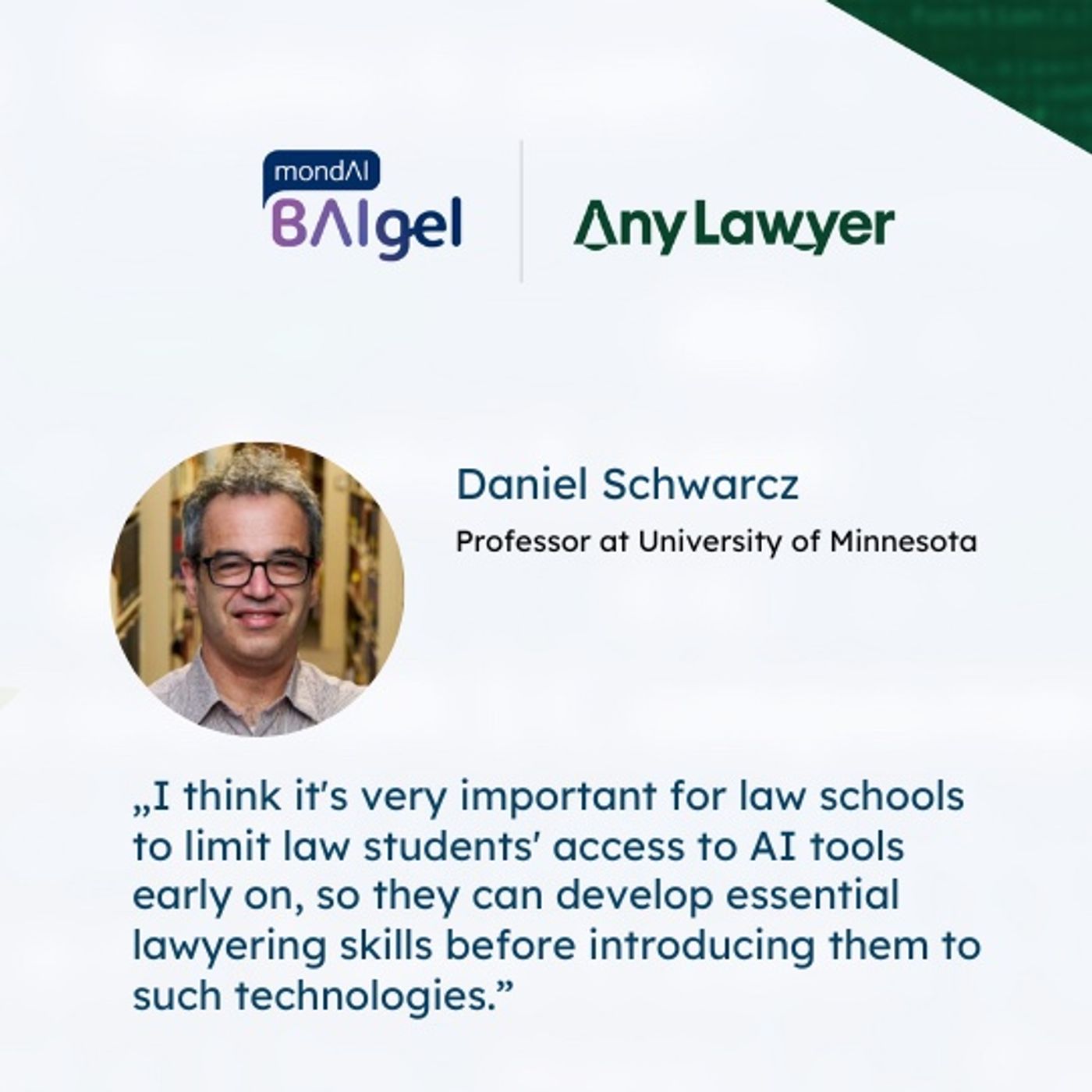 MondAI bAIgel - on AI in law