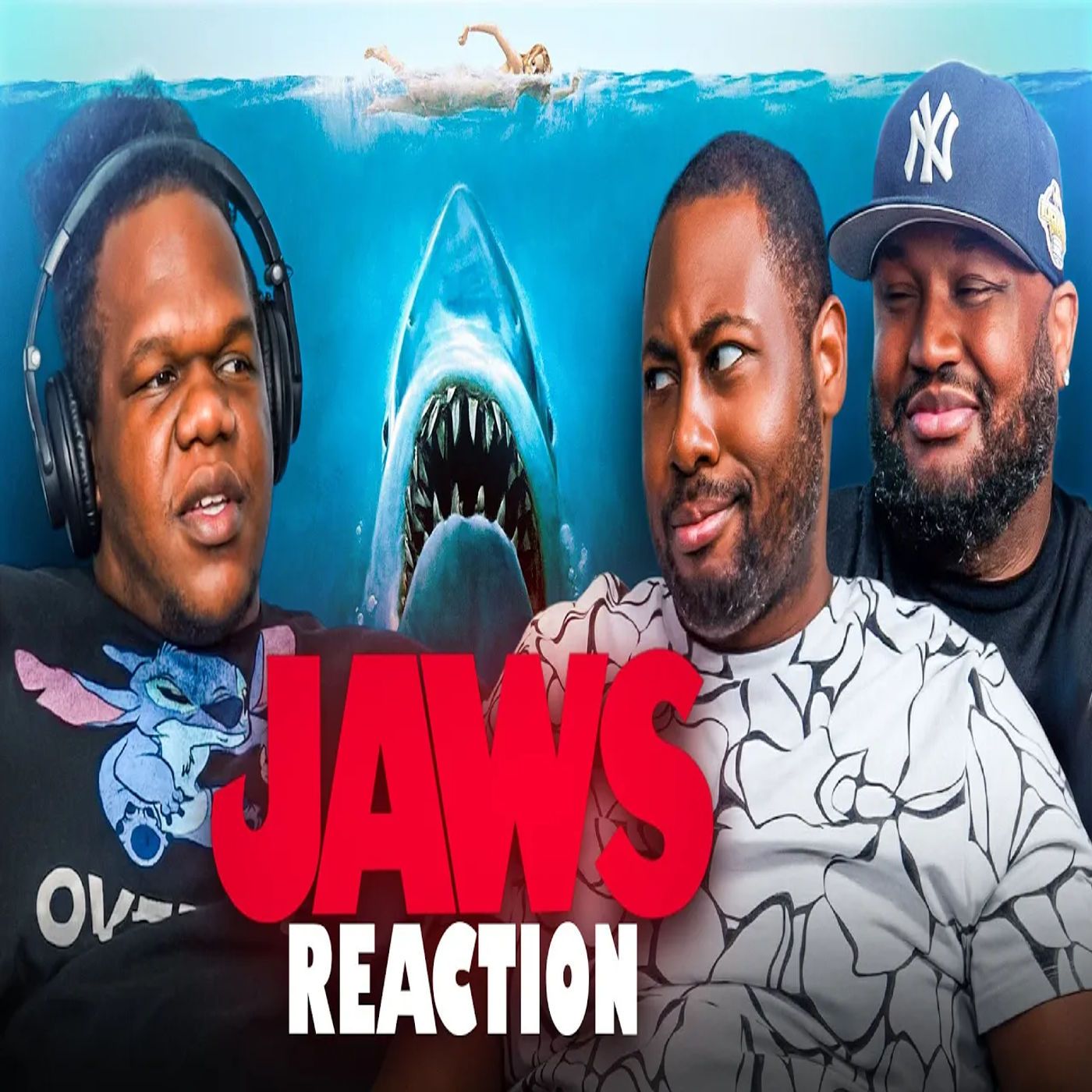 Say Whats Reel Reviews Jaws (1975) — Classic Shark Terror 🦈 | Dom, ILL & Q Dive In episode artwork
