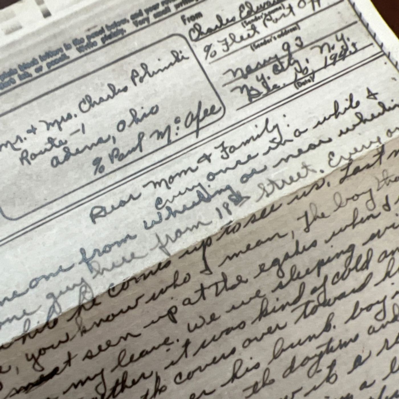War and Family: Letters Home