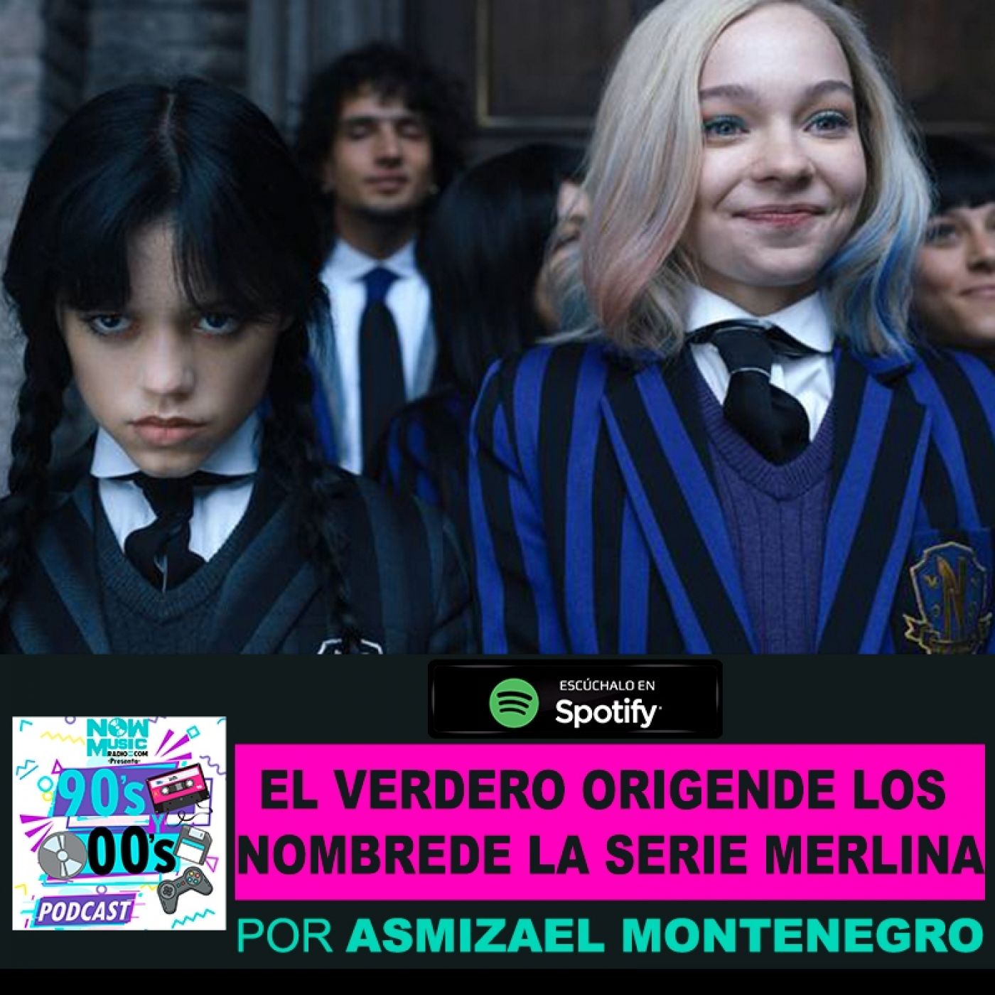 El verdadero origen de los nombres de la serie de Merlina episode artwork