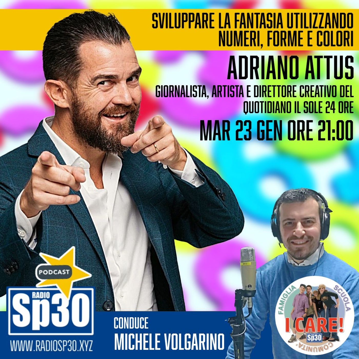 #ICARE - Sviluppare la fantasia utilizzando numeri, forme e colori - Adriano Attus episode artwork