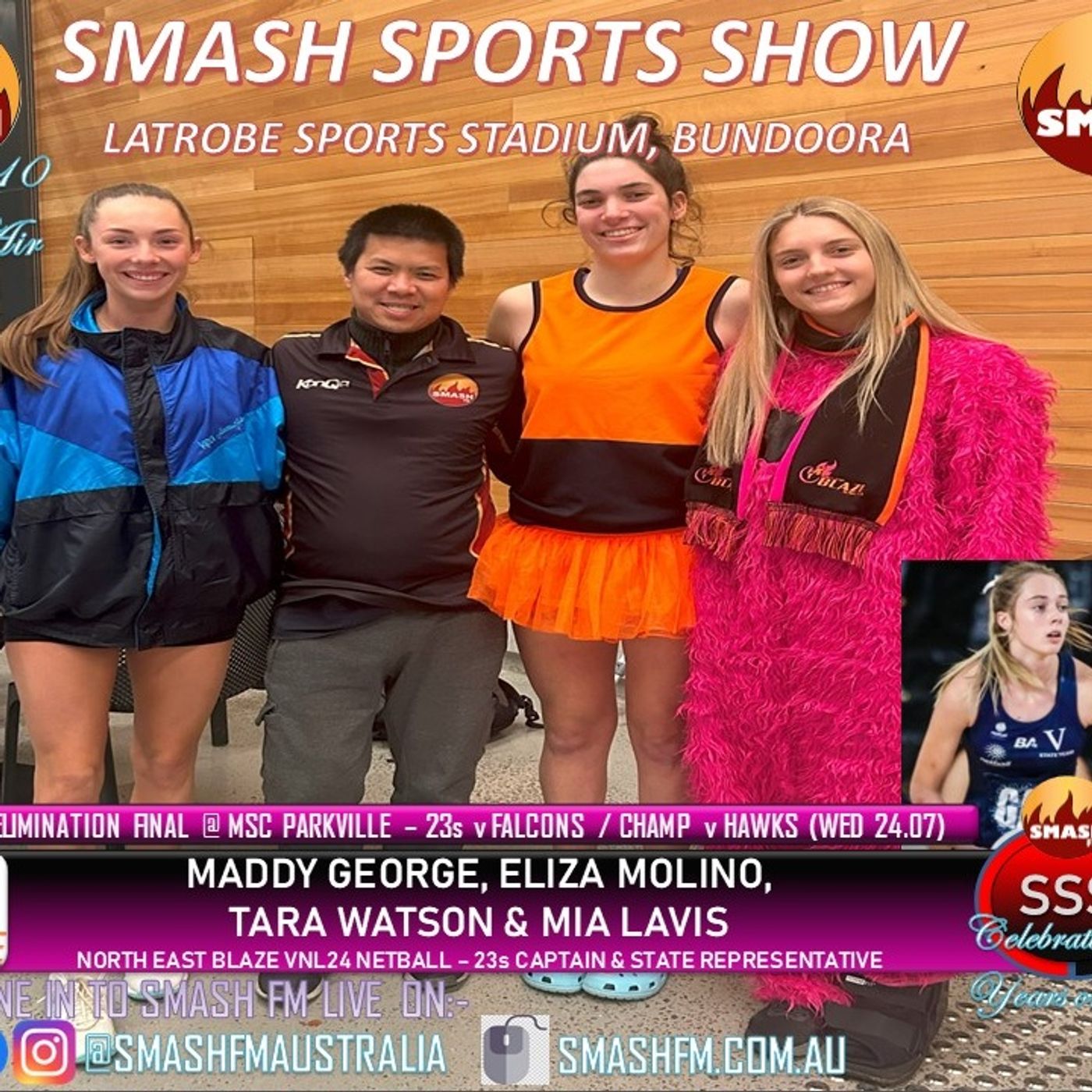 SSS10THYR: North East Blaze VNL24 Netball Interviews 210724