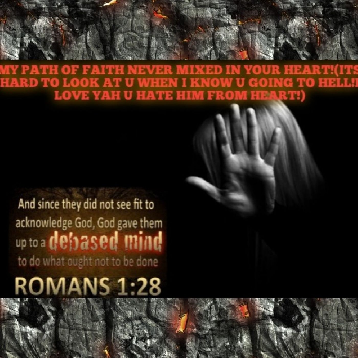 MY PATH OF FAITH NEVER MIXED IN YOUR HEART!(ITS HARD TO LOOK AT U WHEN I KNOW U GOING TO HELL!I LOVE YAH U HATE HIM FROM HEART!) episode artwork