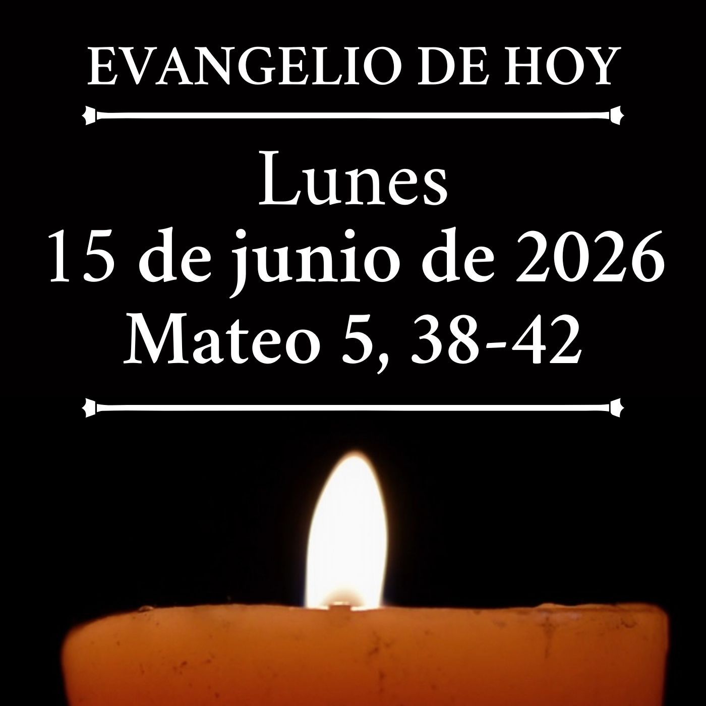 Evangelio del lunes 15 de junio de 2026 - No hagáis frente al que os agravia episode artwork
