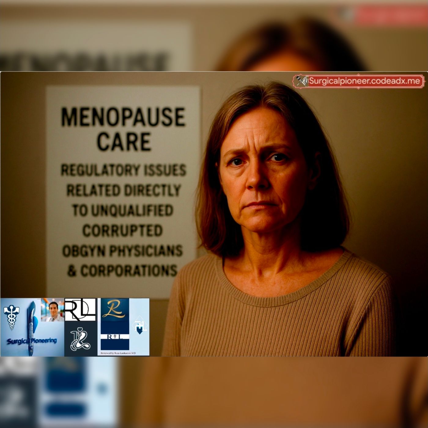 Menopause Care Regulatory Issues Related Directly to Unqualified Corrupted OBGYN Physicians & Cooperations episode artwork