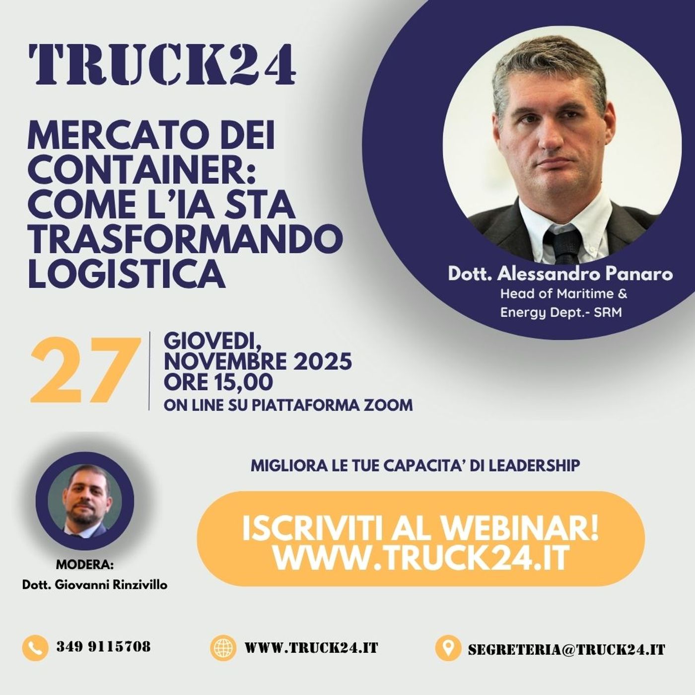 Mercato dei container: come l'IA sta trasformando la logistica con Alessandro Panaro episode artwork