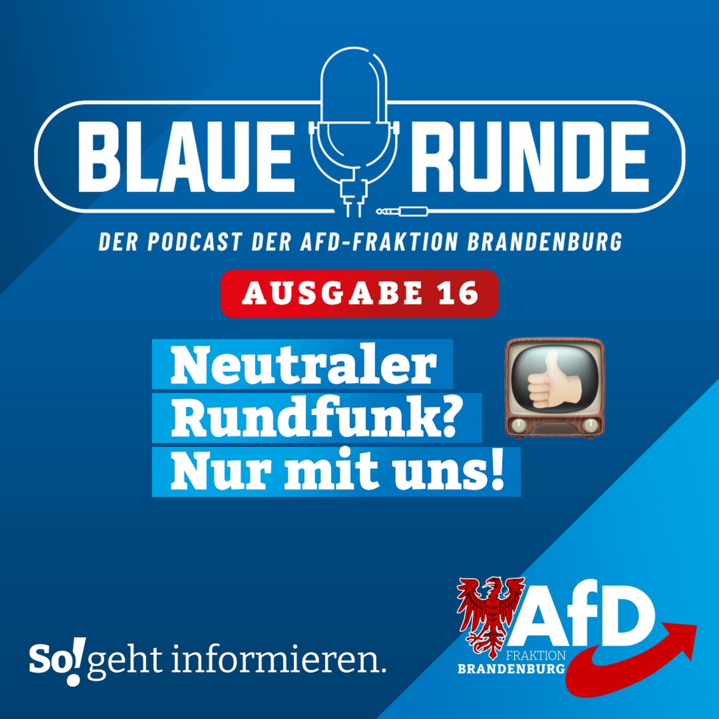 Die Blaue Runde - der Podcast der AfD-Fraktion Brandenburg