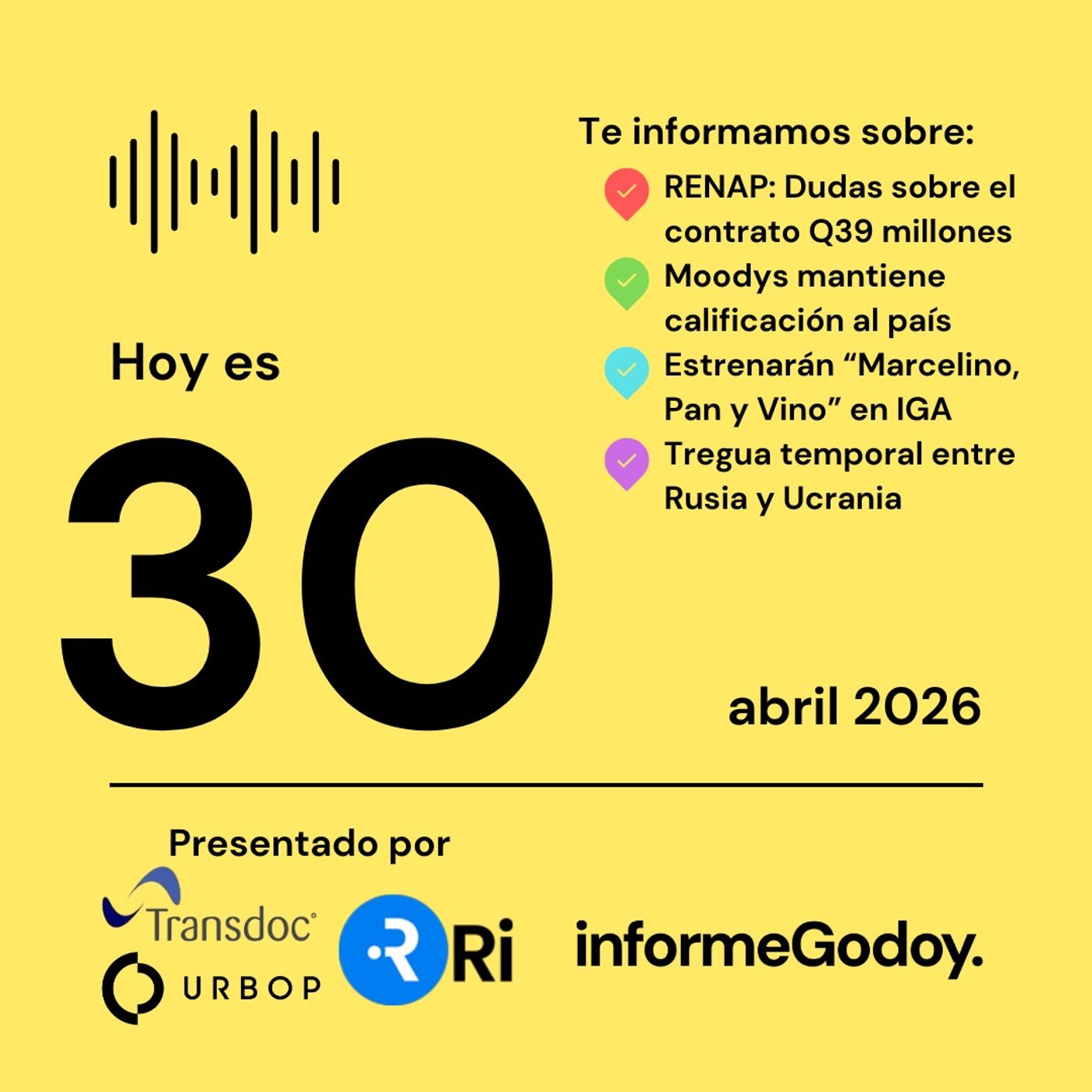 30 de abril 2026 episode artwork