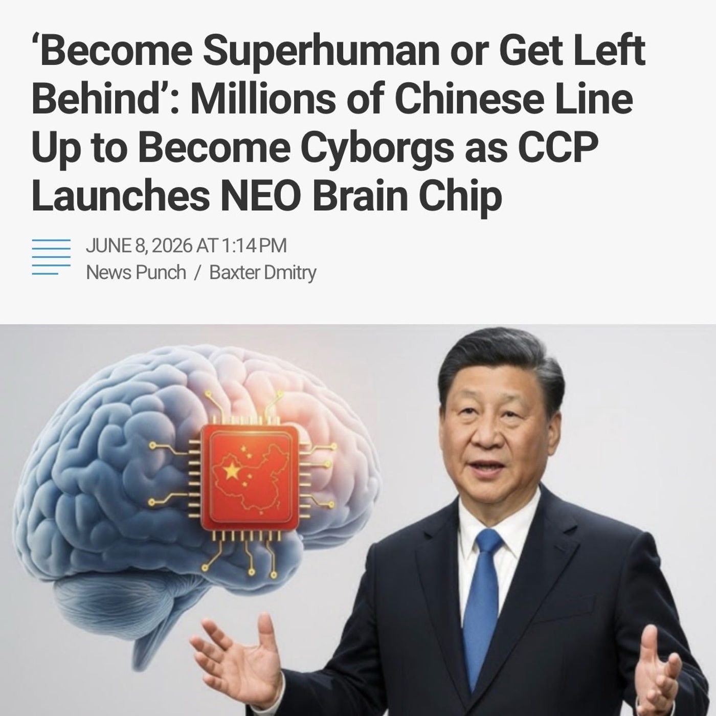 Community Comments Commentary: China's NEO Brain Chip to Rival Elon Musk's Neuralink episode artwork