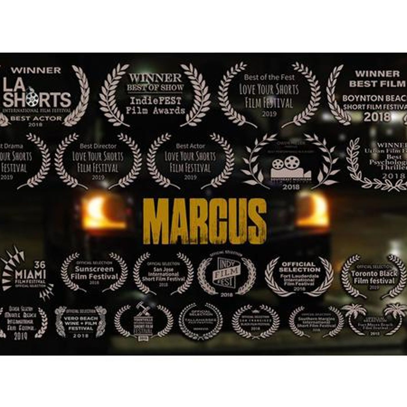 Marcus to debut at the Miami Film Festival with a strong mental illness message episode artwork