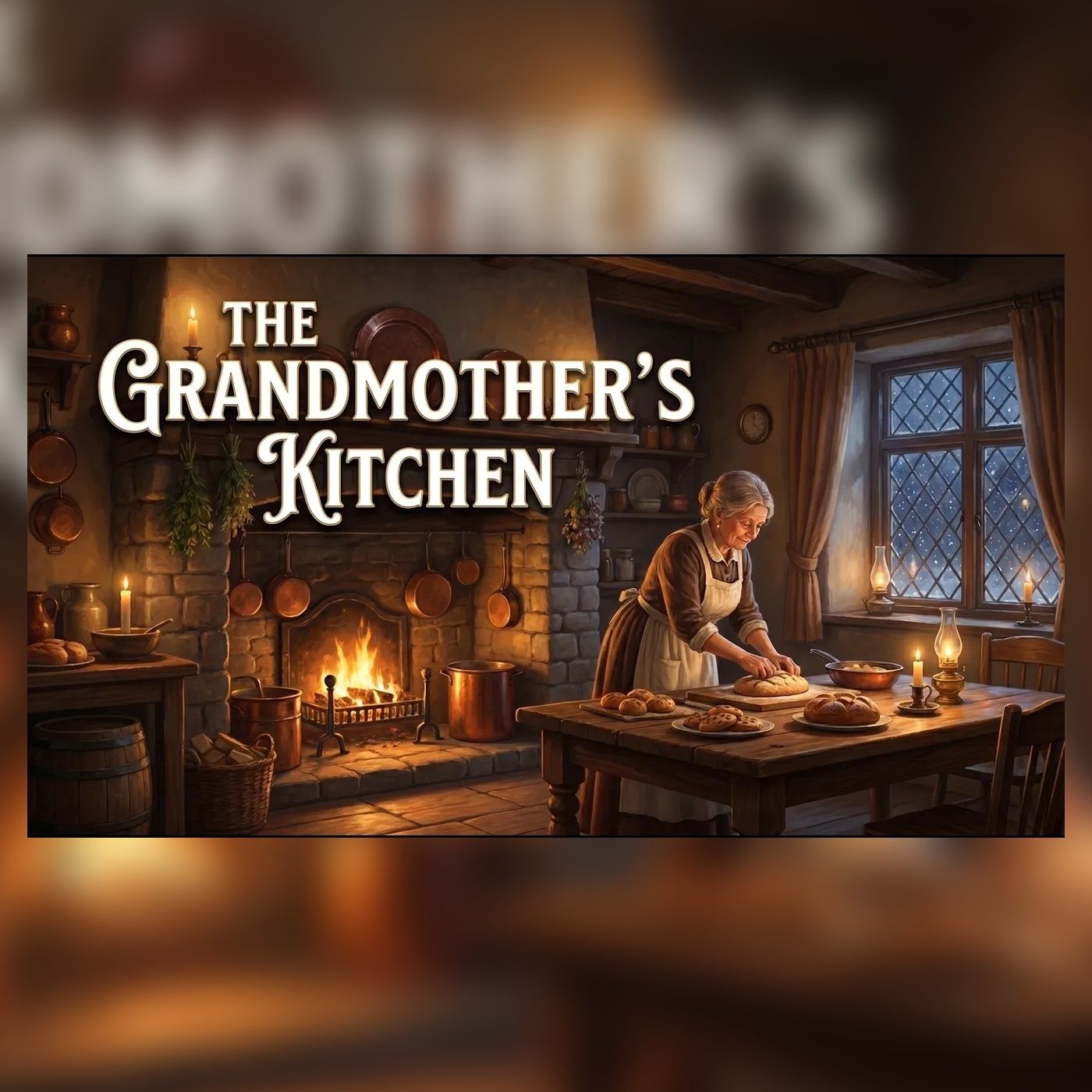 A Grandmother's Cotswolds Kitchen at Midnight | A Victorian Sleep Story