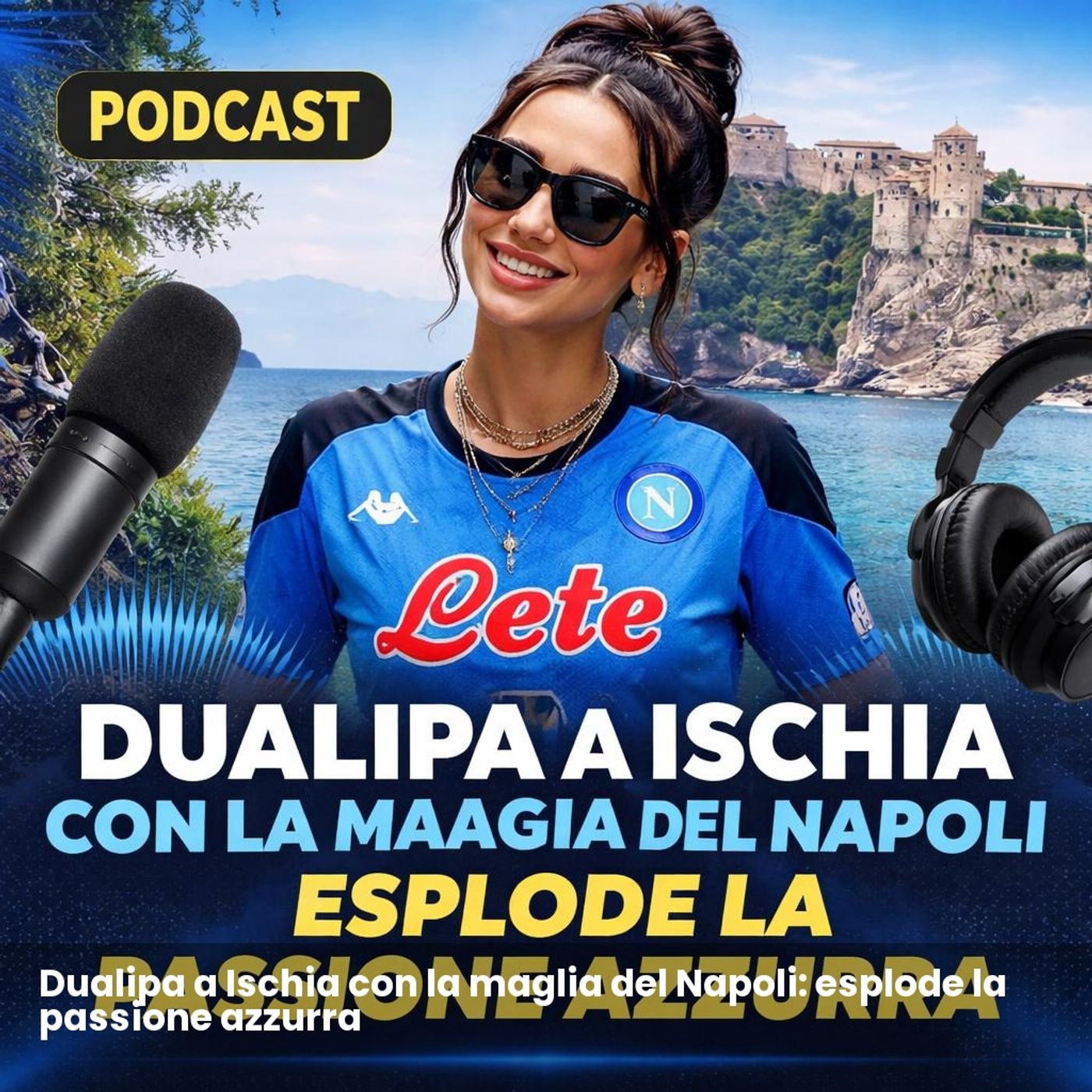 Dualipa a Ischia con la maglia del Napoli: esplode la passione azzurra episode artwork