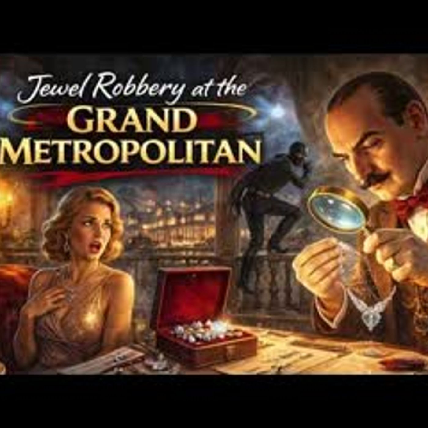"The Jewel Robbery at the Grand Metropolitan" by Agatha Christie | Poirot Mystery (Full Audiobook) episode artwork