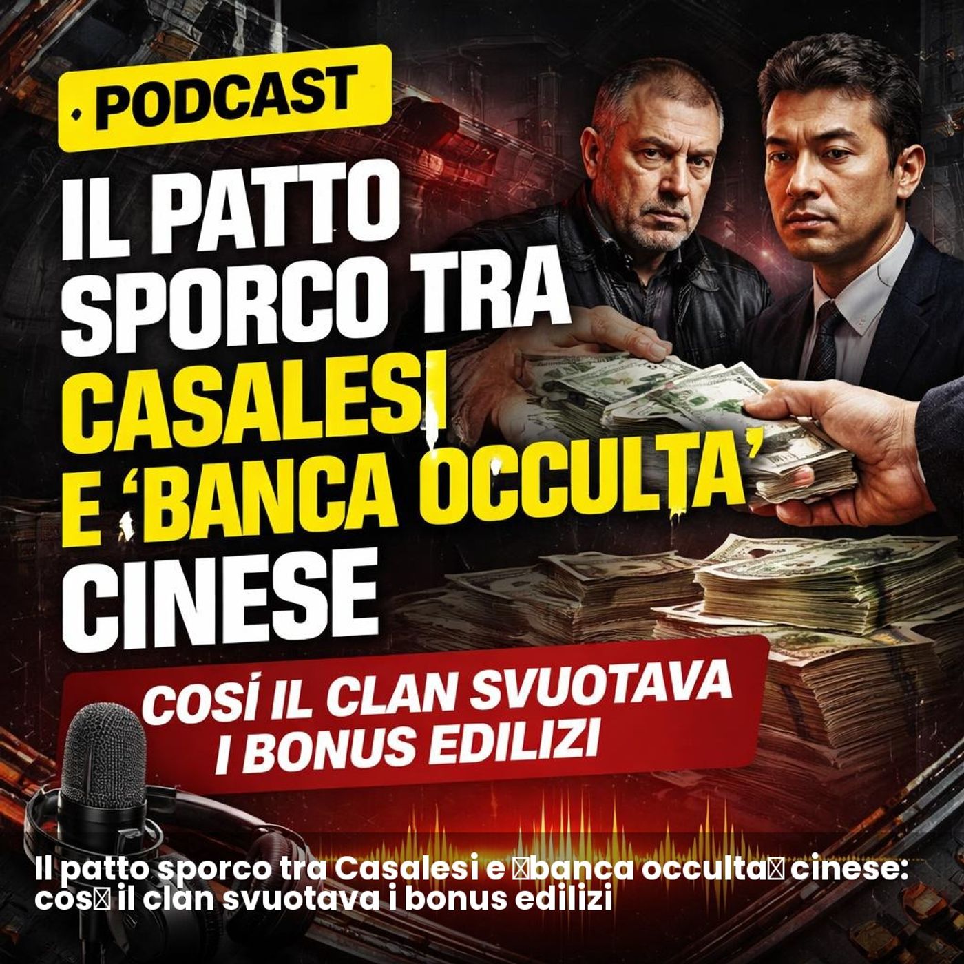 Il patto sporco tra Casalesi e «banca occulta» cinese: così il clan svuotava i bonus edilizi episode artwork
