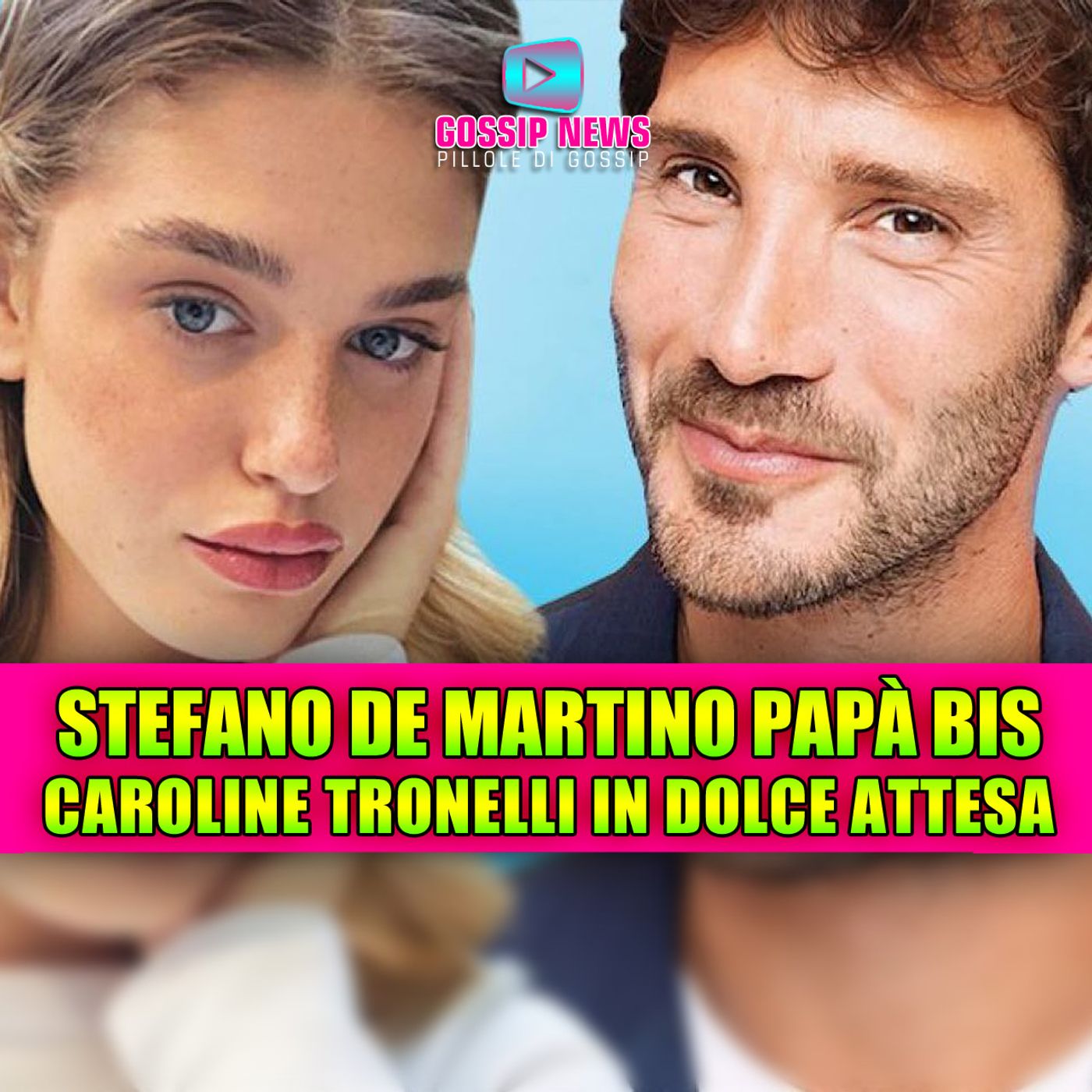 STEFANO DE MARTINO PAPÀ BIS: Caroline Tronelli in dolce attesa!