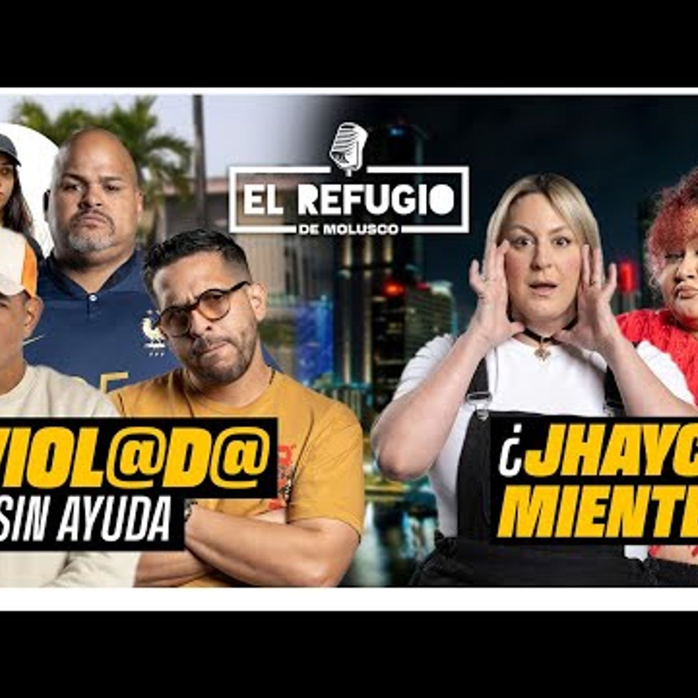 Xiomara coquetea con Pamela por Jhayco El Tío entrevista mujer vi0lad@ Molusco con marcas carnales