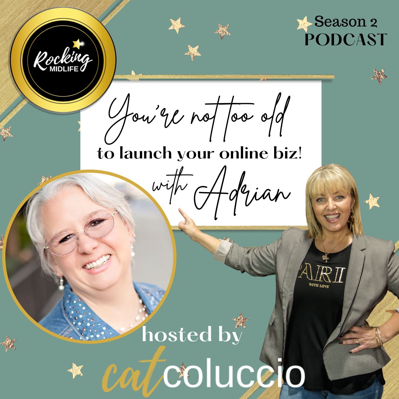 You're not too old to launch your online biz with Adrian!