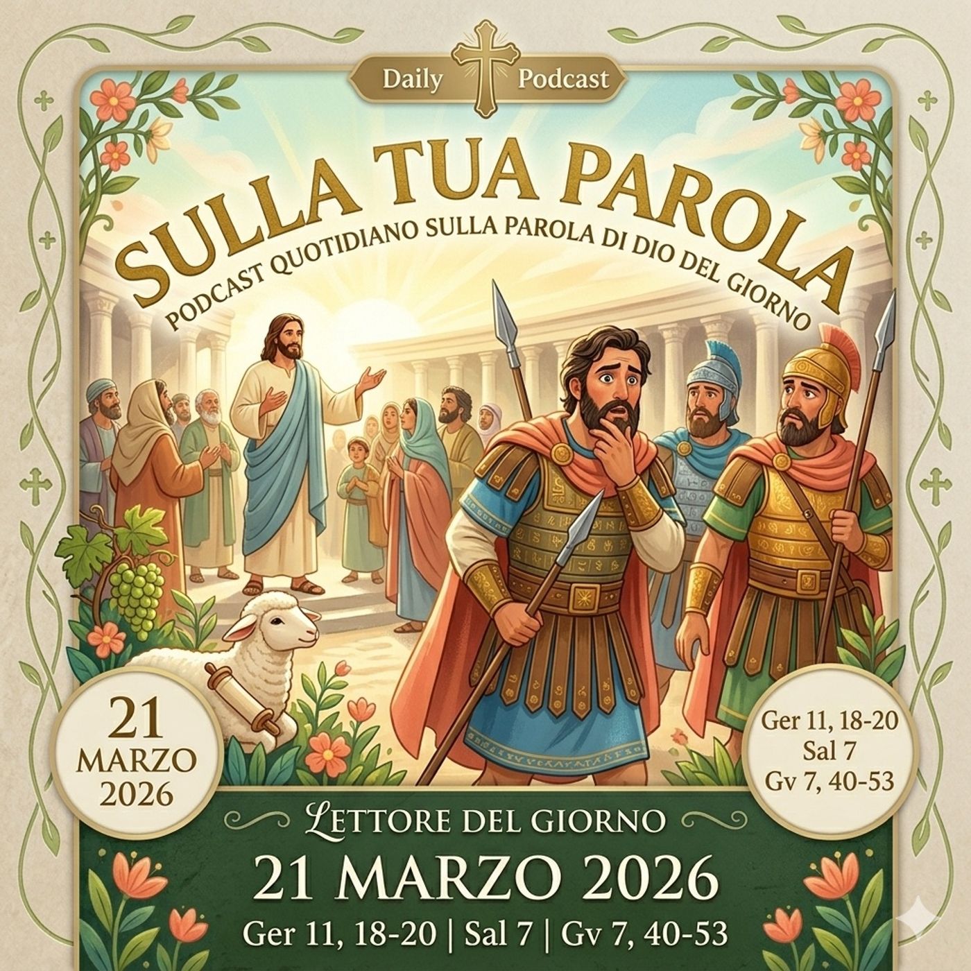 Sulla Tua Parola 21 Marzo 2026.  Pregiudizio e Verità: Riflessione Geremia 11 e Gv 7 episode artwork