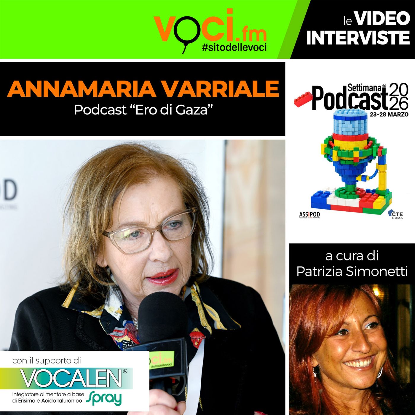 ANNAMARIA VARRIALE su VOCI.fm (SETTIMANA DEL PODCAST 2026) - clicca play e ascolta l'intervista episode artwork