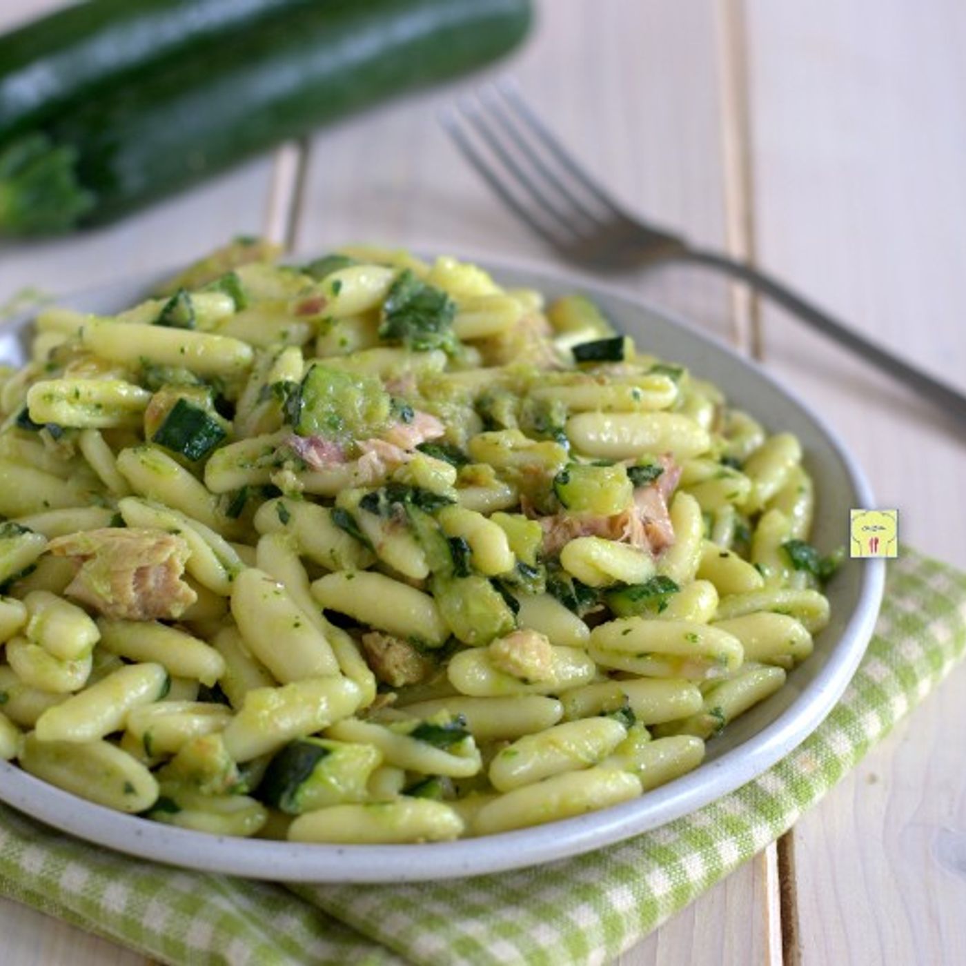 Cavatelli con sgombri e crema di zucchine episode artwork