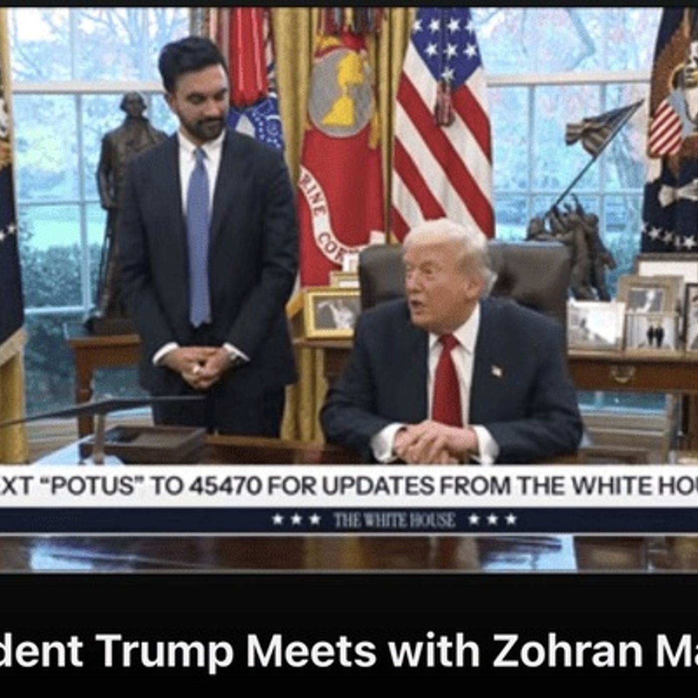 President Trump Meets with Zohran Mamdani, Mayor-Elect, New York City
