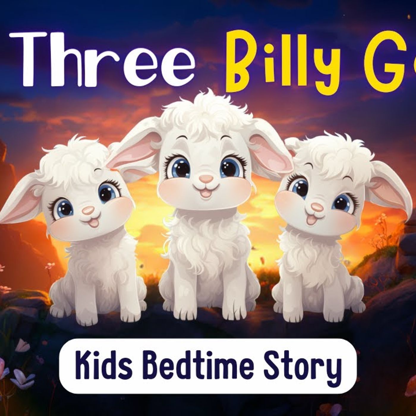 Relaxing bedtime story to help kids sleep - Three Billy Goats 🧸💤(M4A_128K) episode artwork