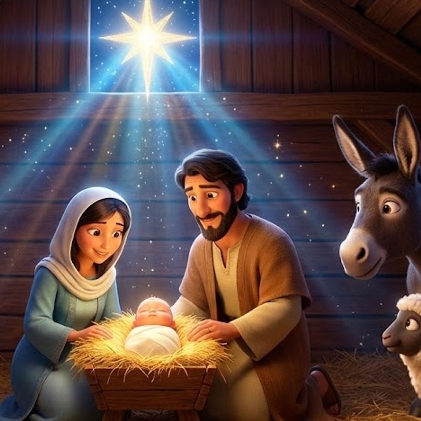 El Nacimiento del Niño Jesús 👶 Cuento de Navidad Bíblico (Audio) 🎄