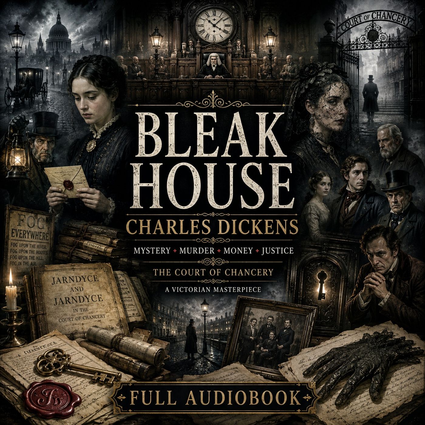 Bleak House by Charles Dickens | Mystery, Murder, Money & London Fog | Classic Victorian Novel | Full Audiobook Part 1