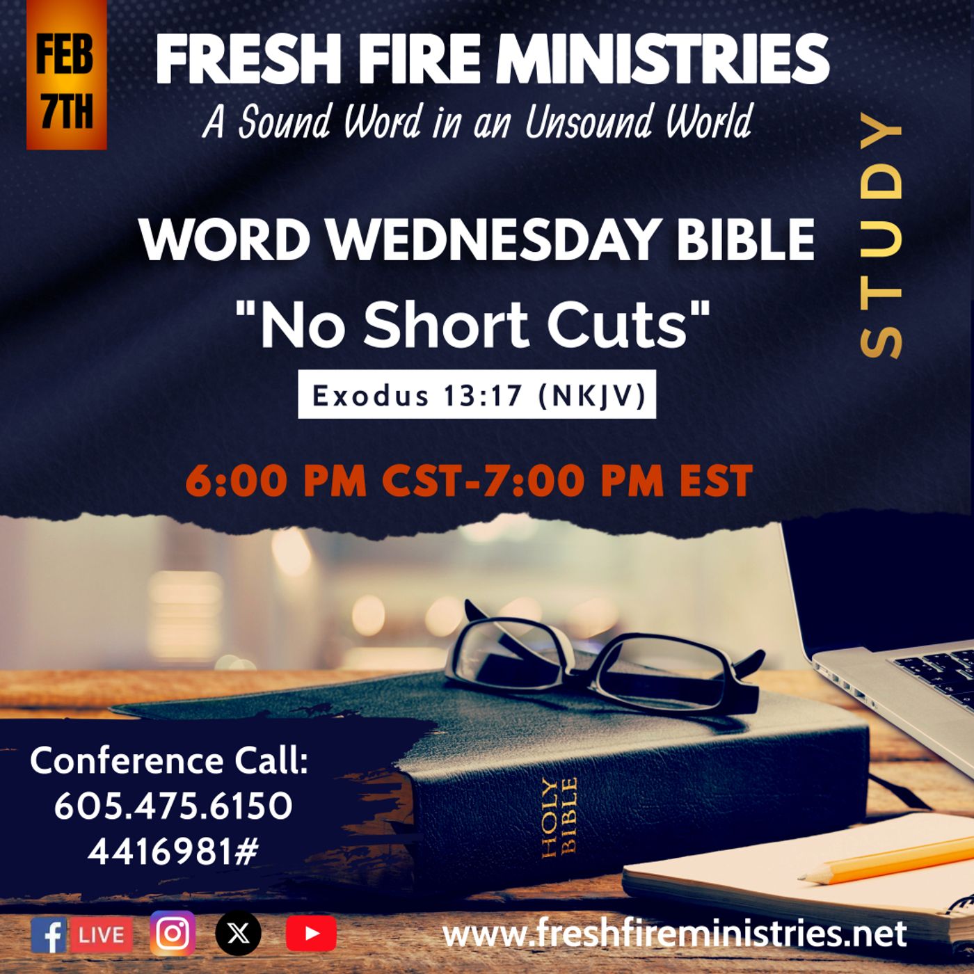 Word Wednesday Bible Study "No Short Cuts" Exodus 13:17 (NKJV) episode artwork