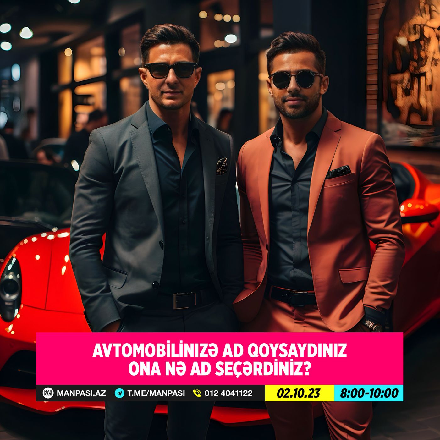 Avtomobilinizə ad qoysaydınız ona nə ad seçərdiniz? 02.10.2023