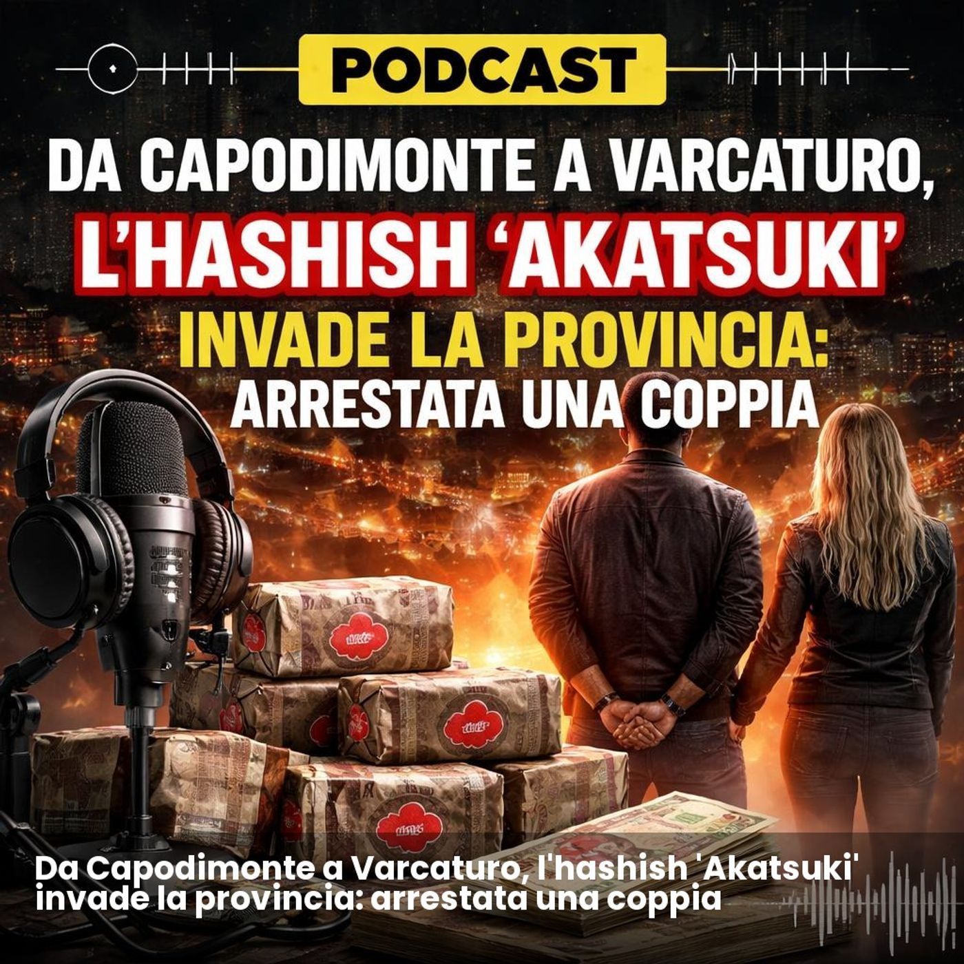 Da Capodimonte a Varcaturo, l'hashish 'Akatsuki' invade la provincia: arrestata una coppia episode artwork