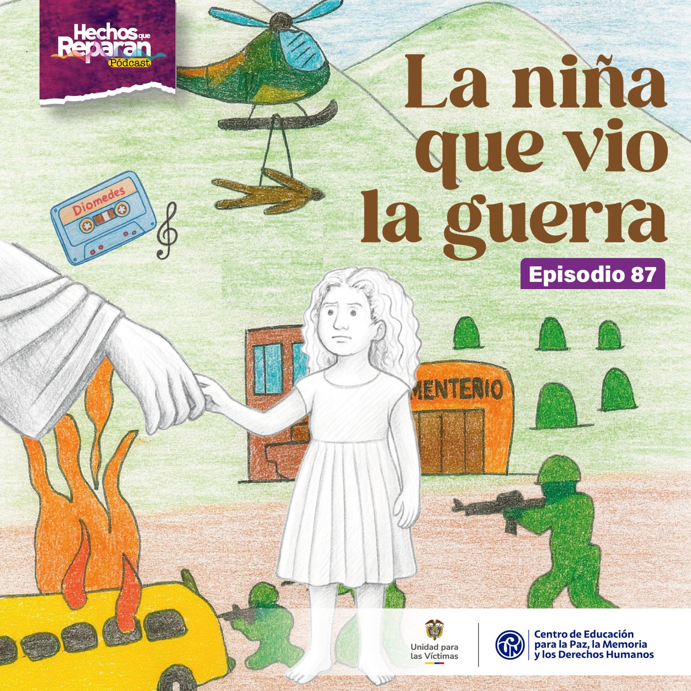 La niña que vio la guerra episode artwork