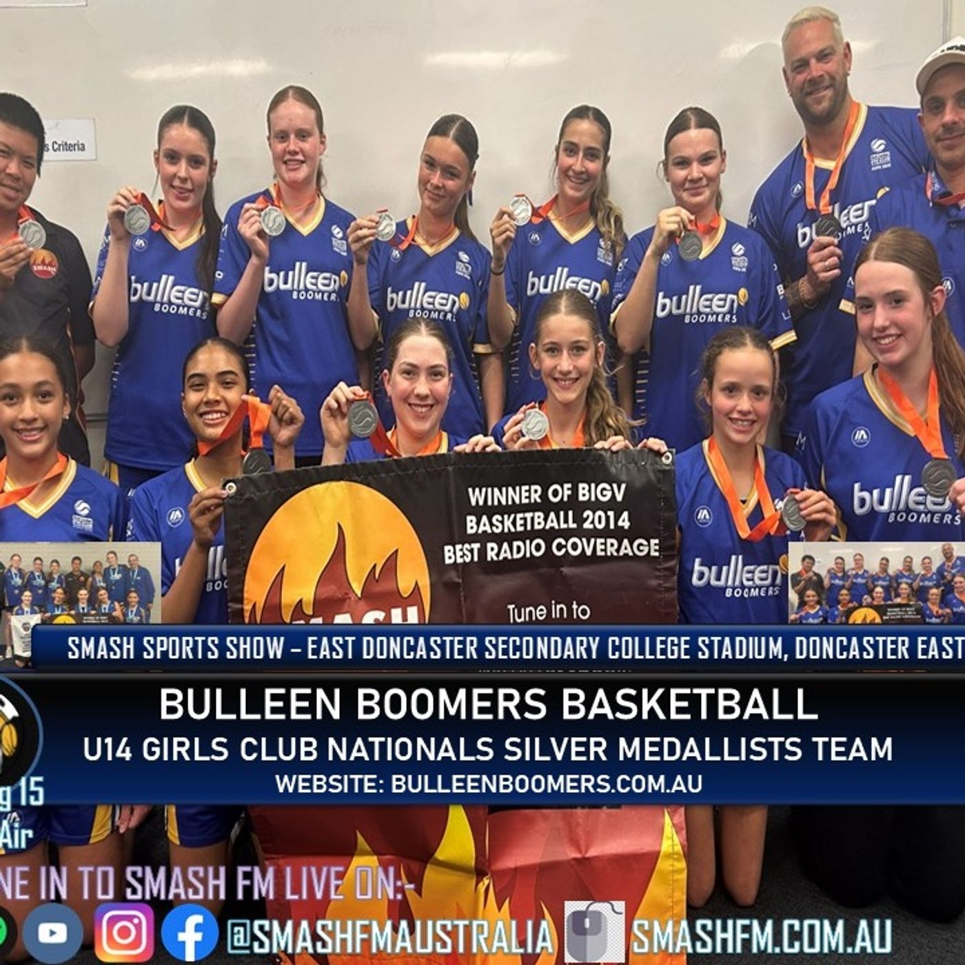 SSS15THYR: Bulleen Boomers U14 Girls Club Nationals Silver Medallists Interviews 151025