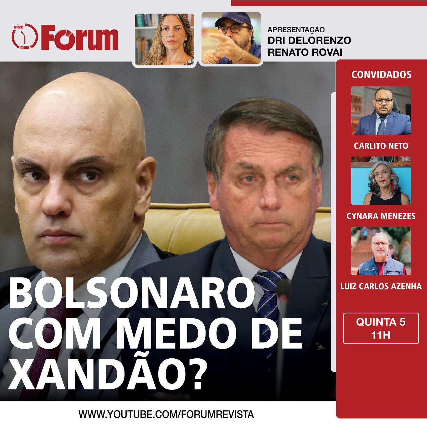 Bolsonaro recua sobre impeachment de Moraes | Do Val acampa no Senado | Datafolha em SP | 05.09.24 episode artwork