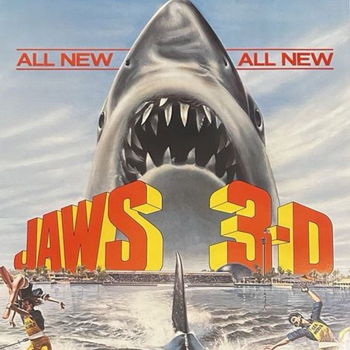 Jaws III (1983) - A Giant 3-D Shark Visits SeaWorld!