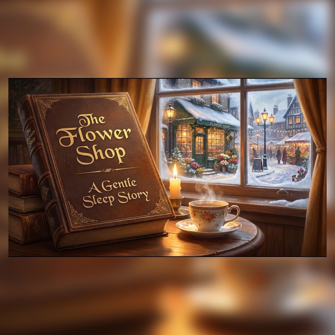A Midnight Flower Shop for Deep Sleep | A Victorian Sleep Story