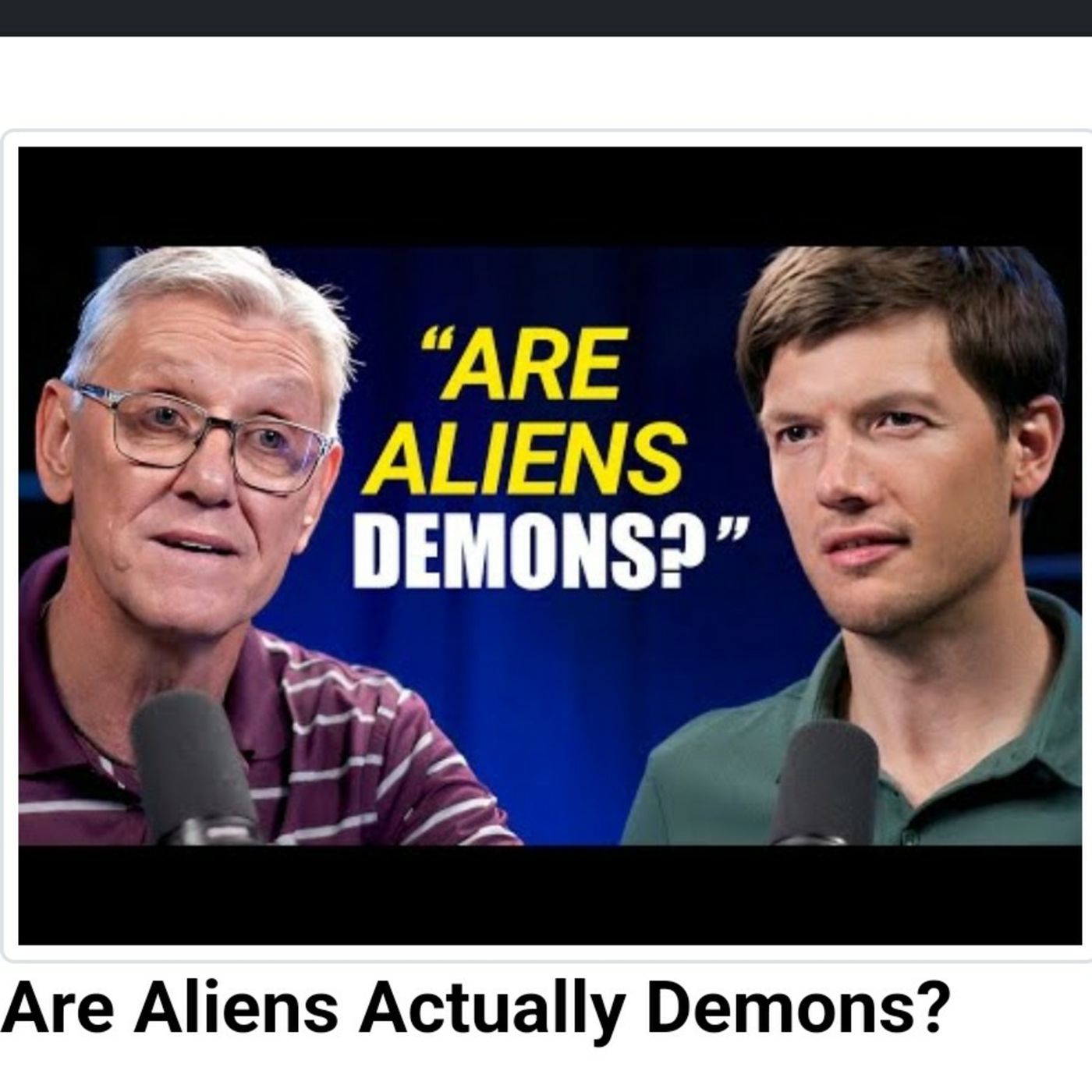 Are Aliens Actually Demons? episode artwork