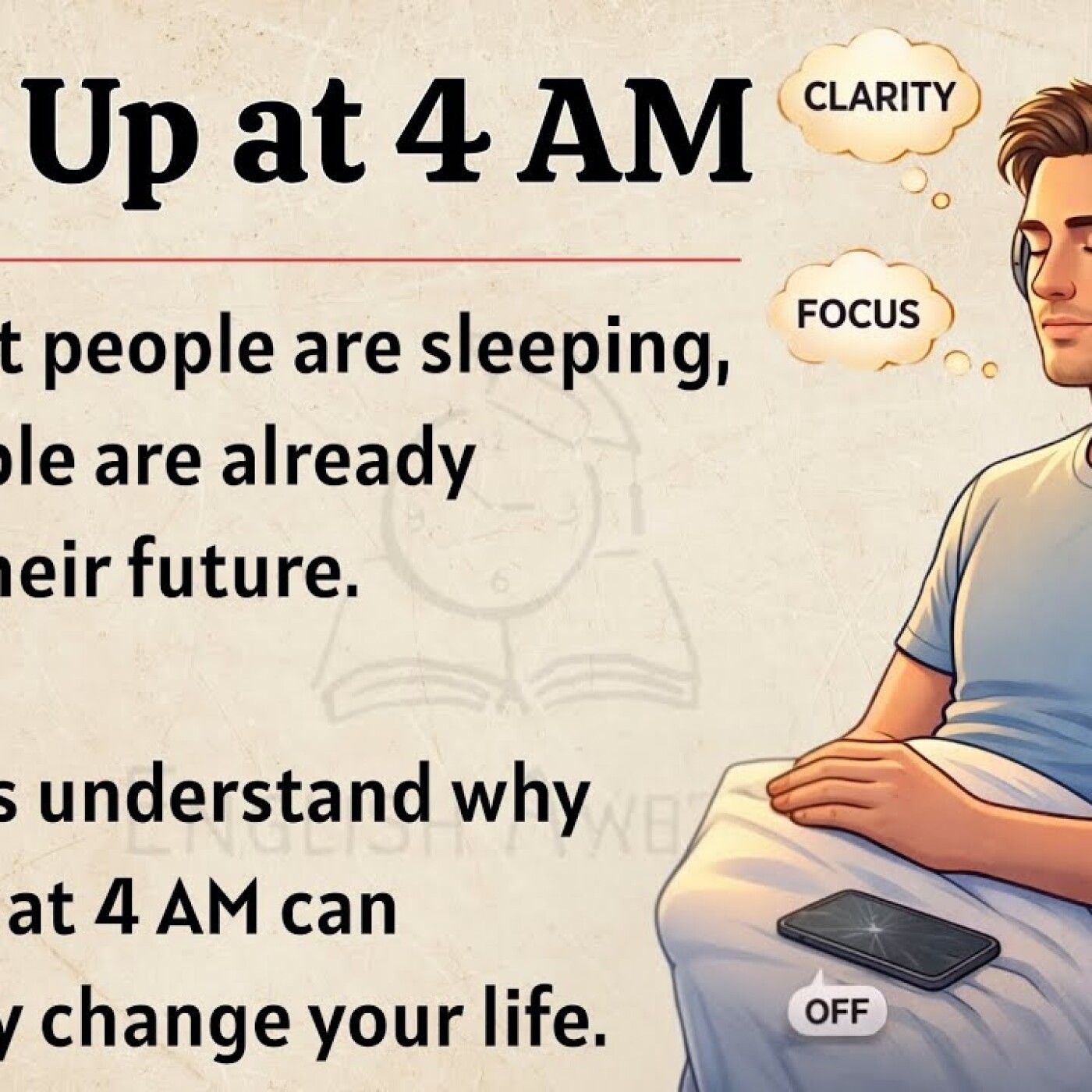 Wake up at 4 AM - Powerful Ways to Change Your Life Forever || Improve Your English Fluency ✅️ episode artwork