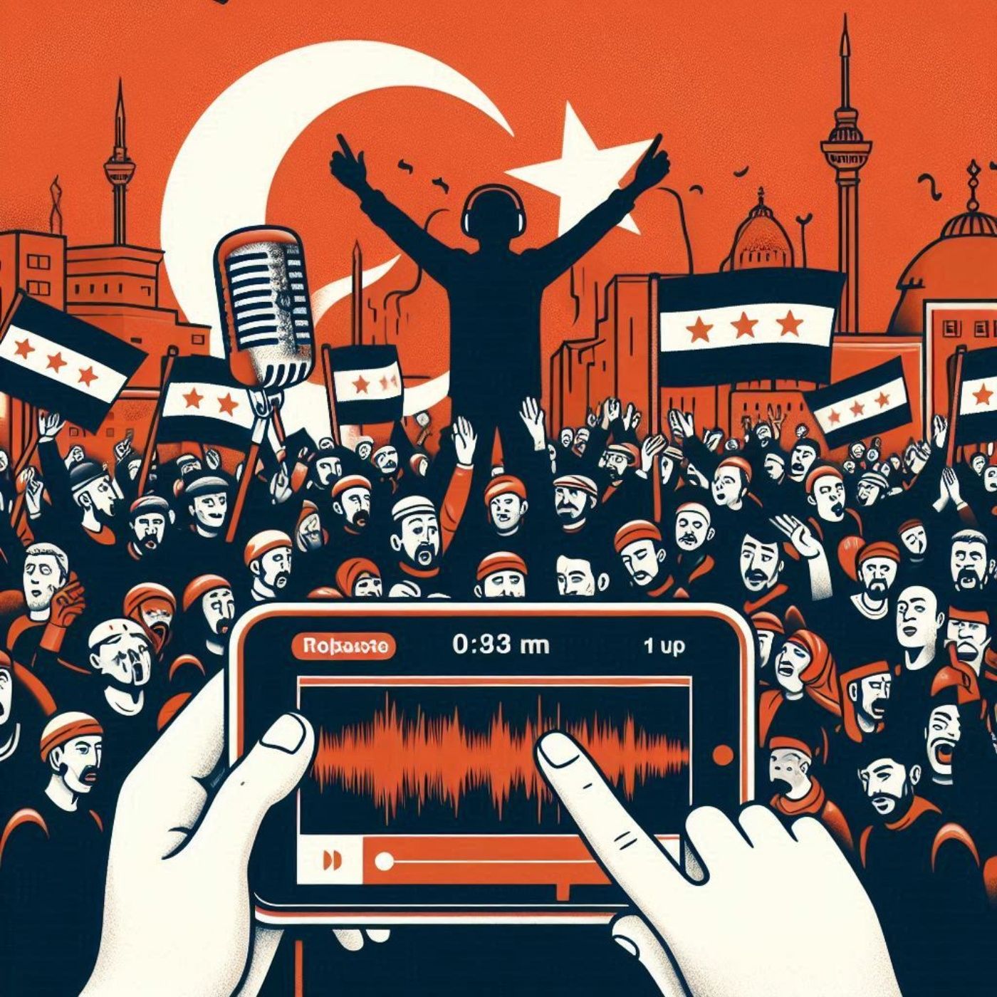 Episode 19: Discussing the recent anti-immigration protests with an Egyptian episode artwork