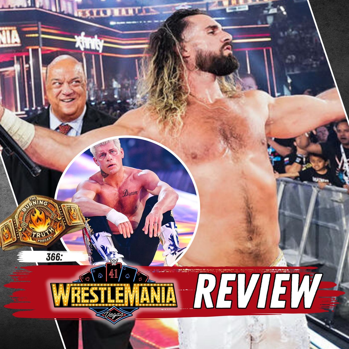 366: WrestleMania 41 SHOCKERS & SHOWSTEALERS! 🔥 Night 1 & 2 Full Breakdown! episode artwork