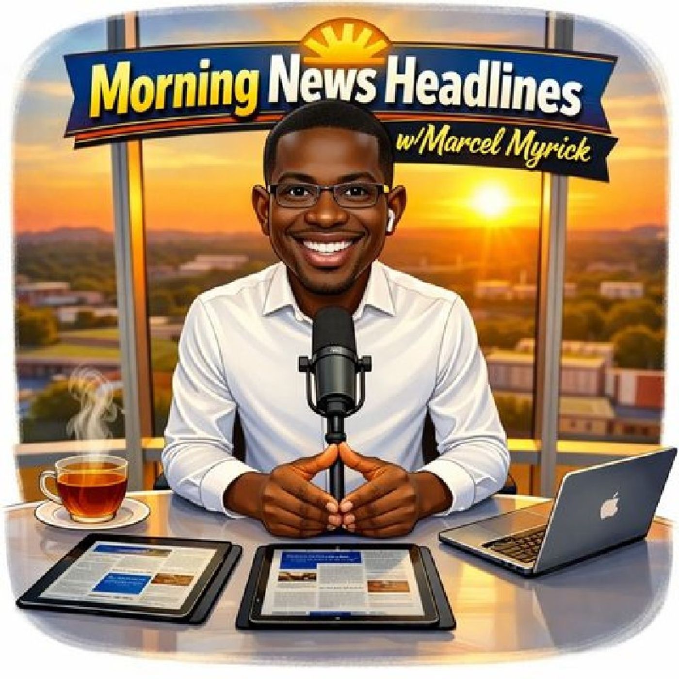 Morning News Headlines w/Marcel Myrick: Episode #592 for Thursday (Friday Eve) 4/23/2026