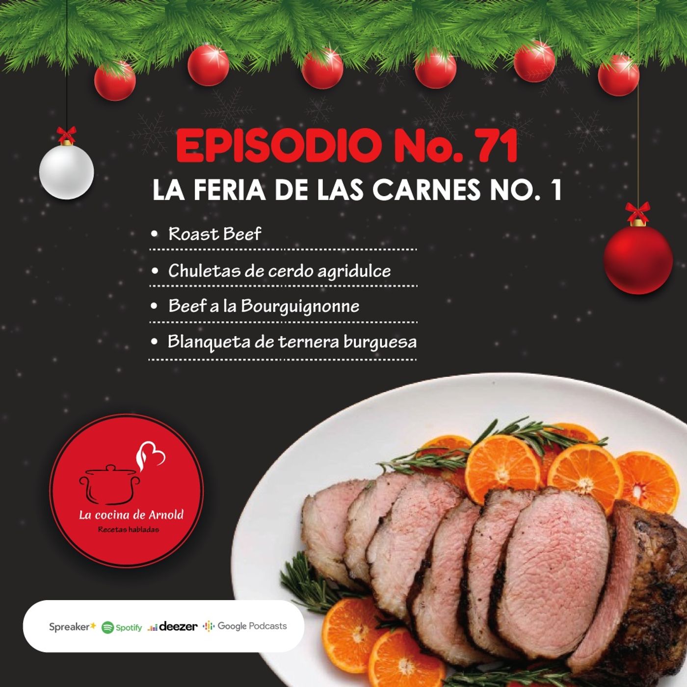 La cocina de Arnold, recetas habladas