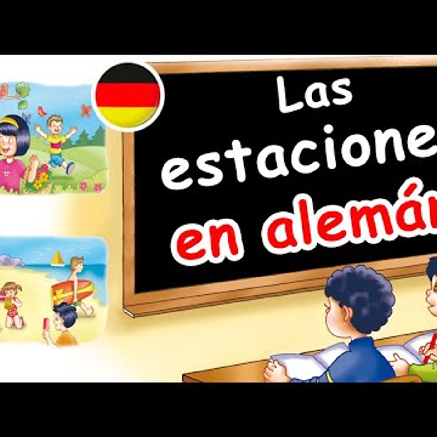 08. 🇩🇪  Estaciones del año ► en ALEMÁN 💛