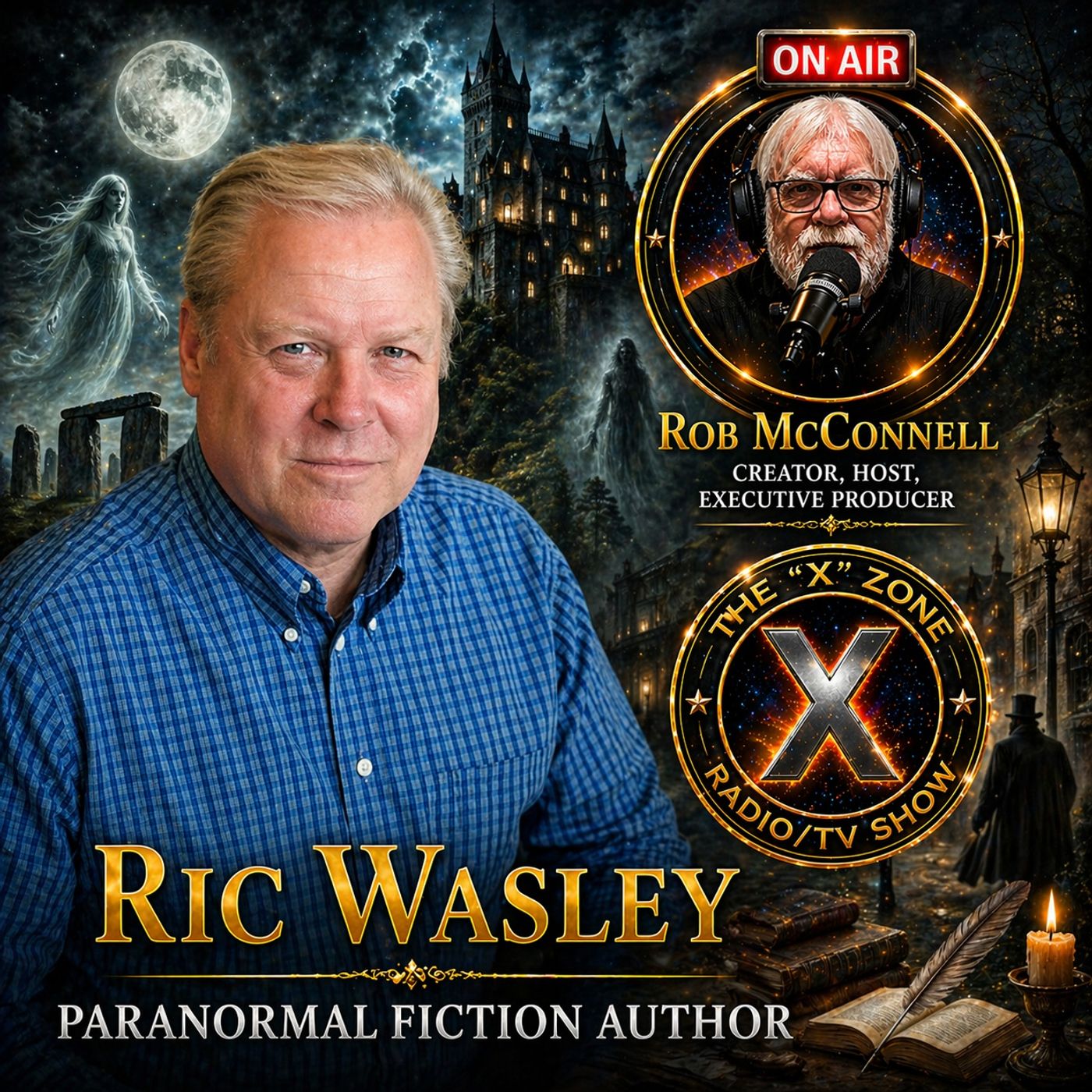 Rob McConnell Interviews - RIC WASLEY - Paranormal Fiction Author