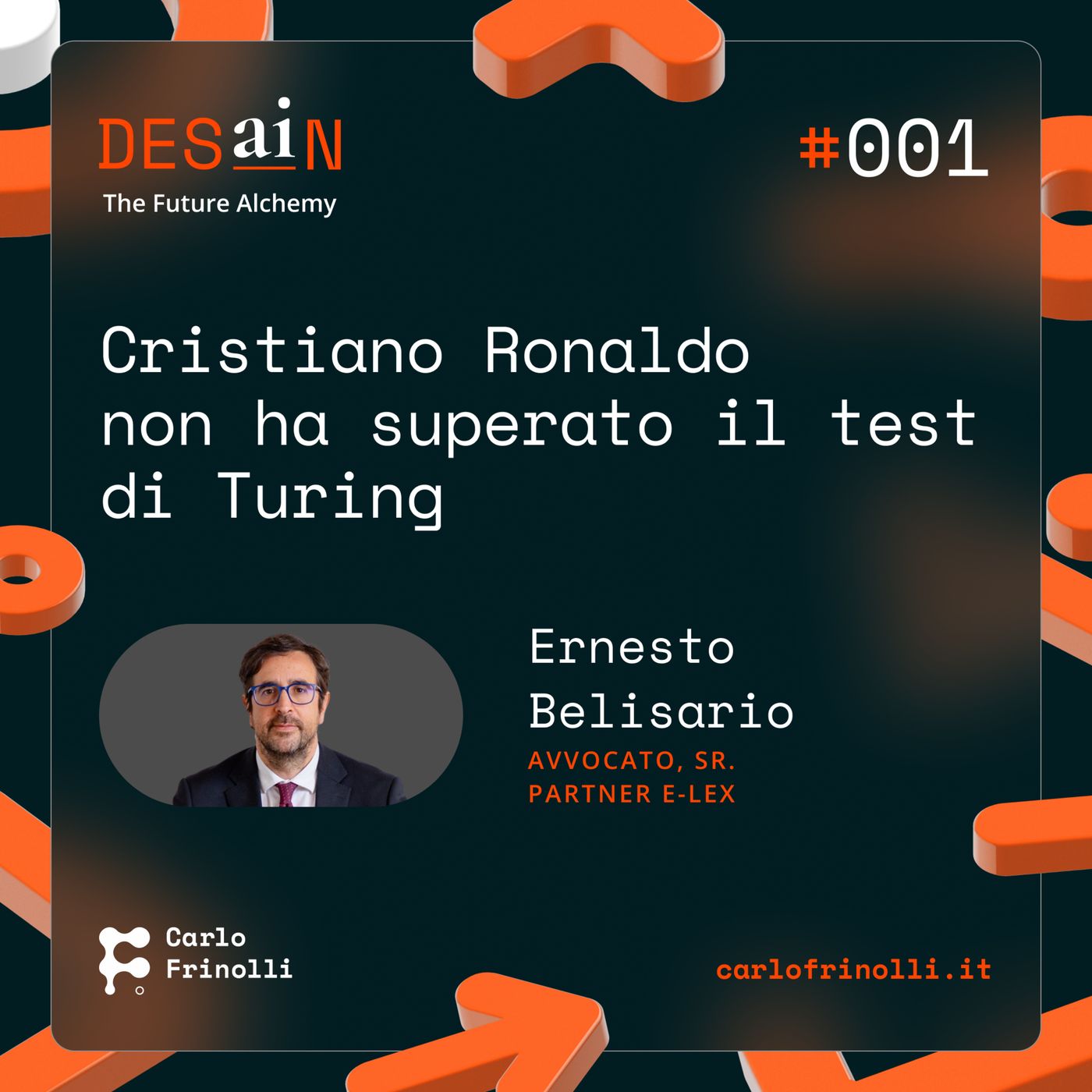 001 – Ernesto Belisario – Cristiano Ronaldo non ha passato il test di Turing