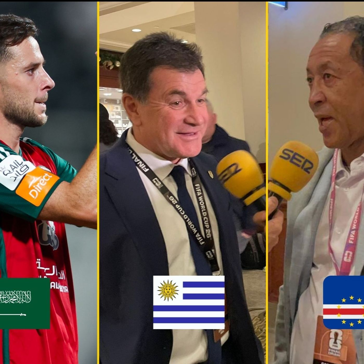 Entrevista | Las reacciones en Arabia, Cabo Verde y Uruguay, rivales de España en el Mundial: "No se puede debutar mejor en un Mundial" episode artwork
