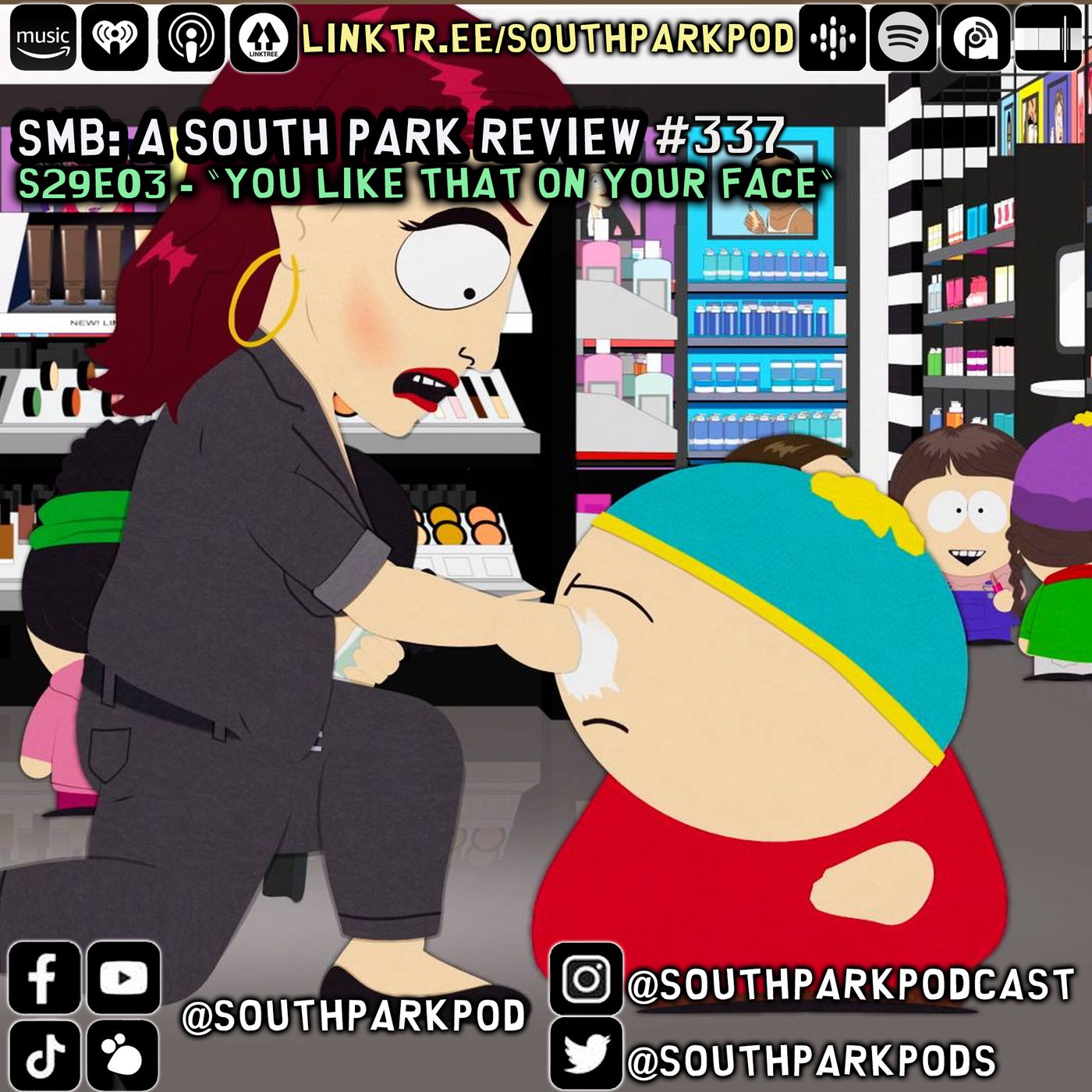 SMB #337 - S29E3 You Like That On Your Face - "They're Having An Aura Battle." episode artwork