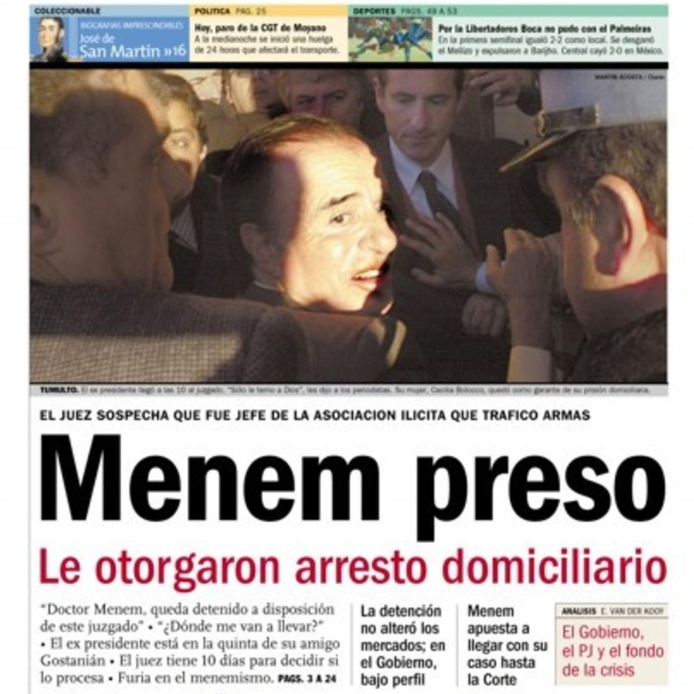 Cuestión de Actitud podcast- Efemérides: El día que Carlos Menem fue preso episode artwork