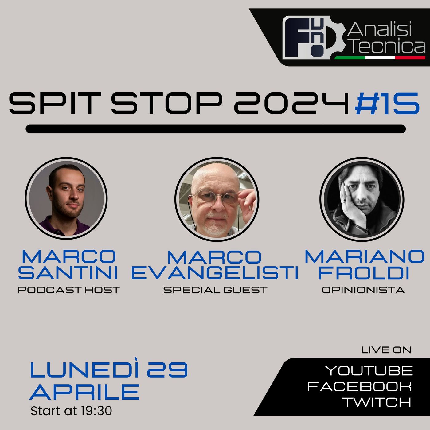 Spit Stop 2024 - Puntata 15 - LIVE con Marco Evangelisti